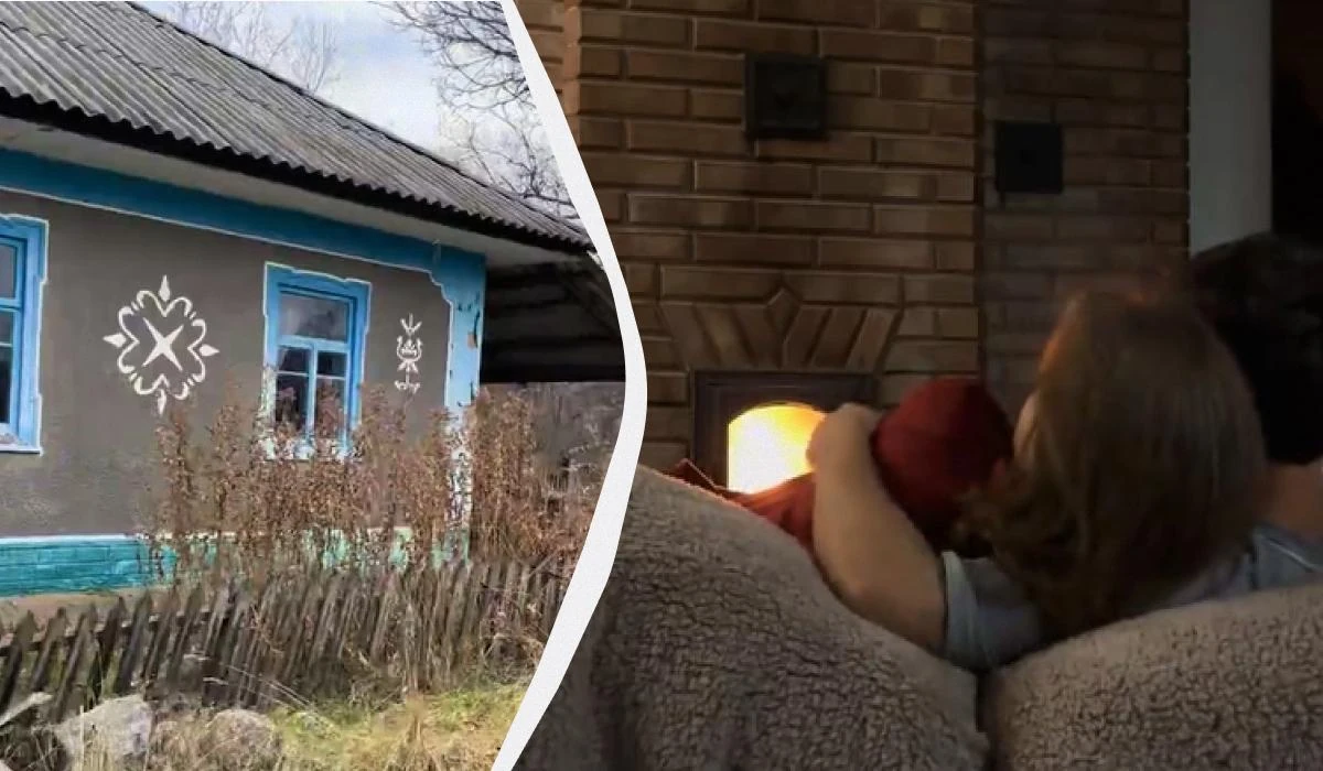 Одеситка Анастасія Сокол біля перетвореної хати в селі Одеської області з прибудовою, новими вікнами та ландшафтним садом на